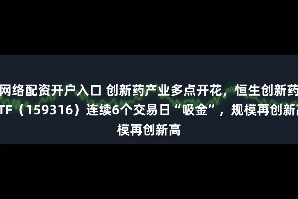 网络配资开户入口 创新药产业多点开花，恒生创新药ETF（159316）连续6个交易日“吸金”，规模再创新高